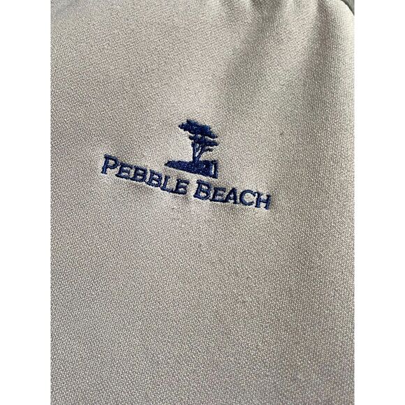 Pebble Beach Pullover Purple XXL Performance 1/4 Zip - Picture 3 of 5